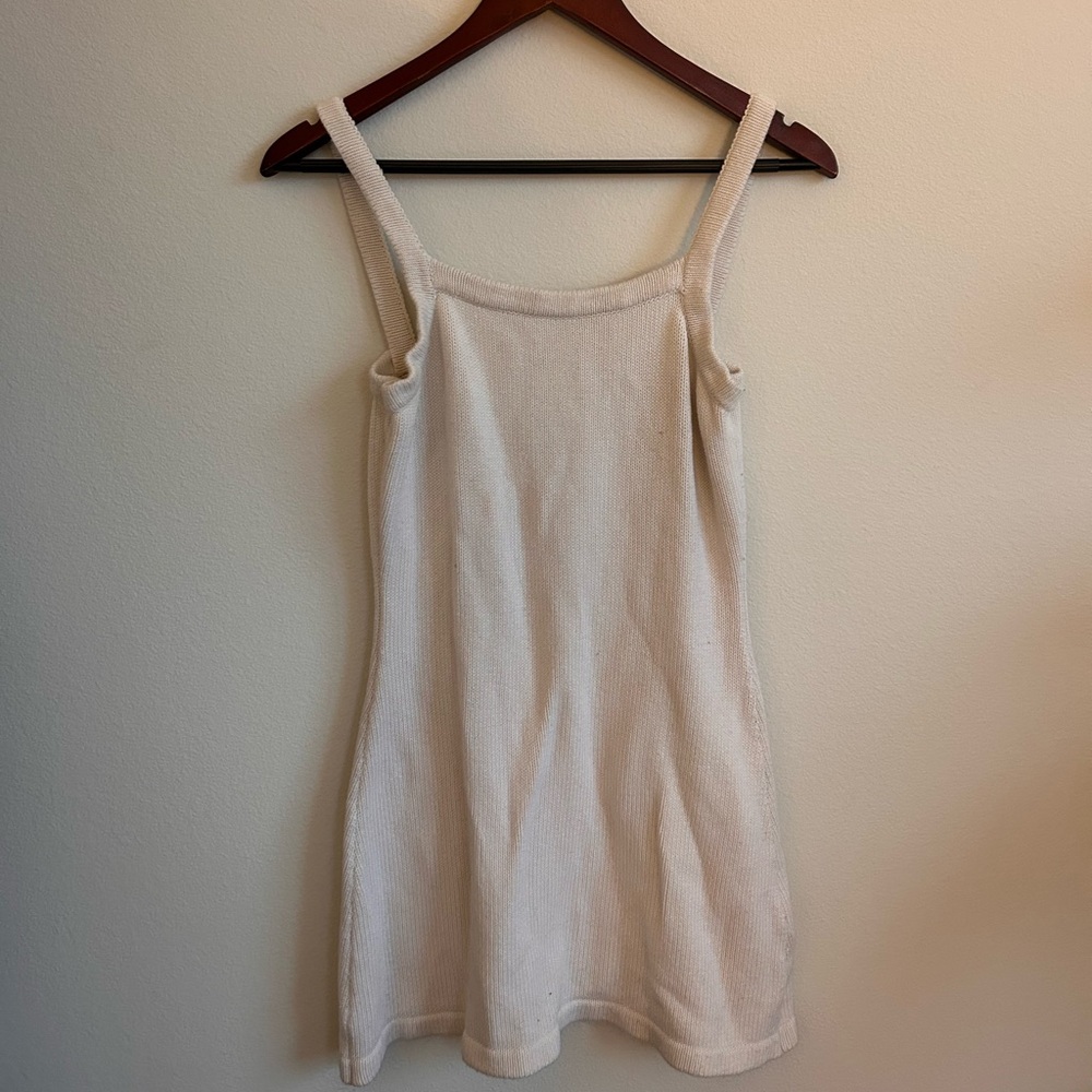 Sabo Skirt mini cream knit dress